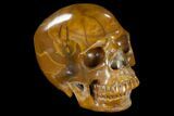 Realistic, Polished Mookaite Jasper Skull - Australia #116511-2